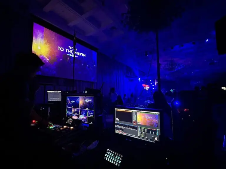 Behind-the-scenes photos Live broadcast system In the New Year activities of SCB Bank by Jaikladigital co., ltd.